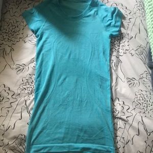 Blue lulu lemon shirt
